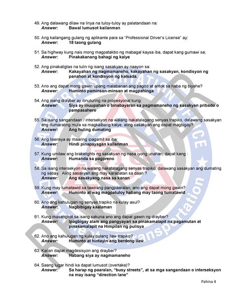 tuturuan daw mag maneho pero ibang kambyo yung pinahawak|LTO Exam Reviewer .